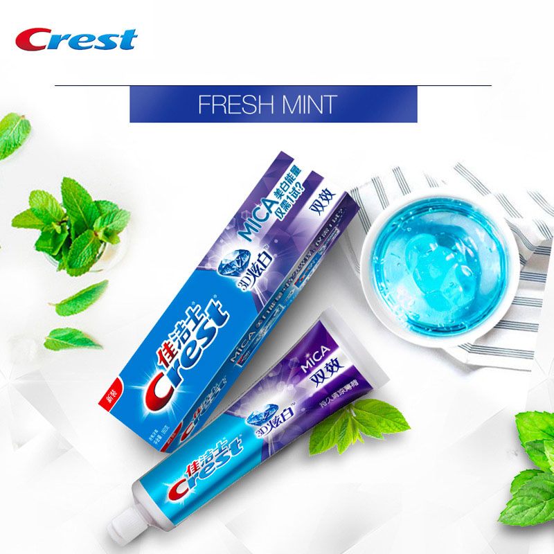 Teeth Whitening Toothpaste - Crest 3D MICA Toothpaste Fluoride Teeth