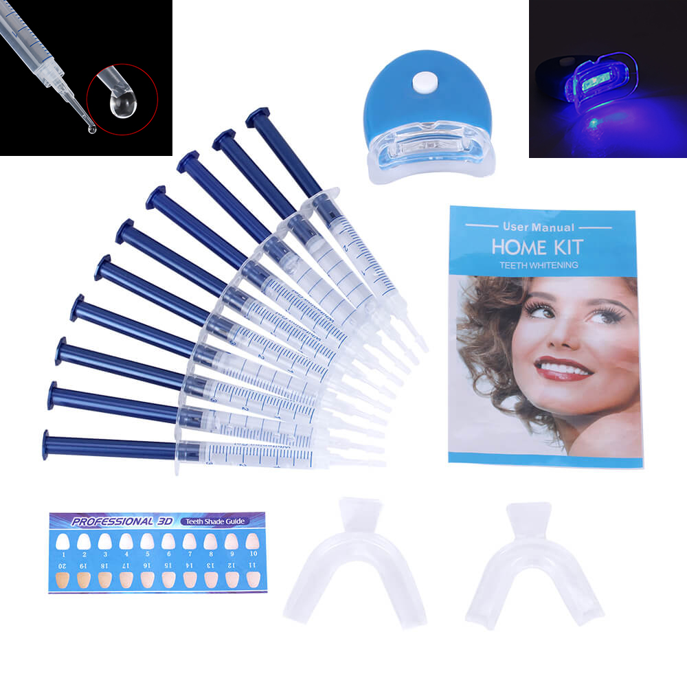 Teeth Whitening Kit With Light - 1 set Teeth Whitening 44% Peroxide