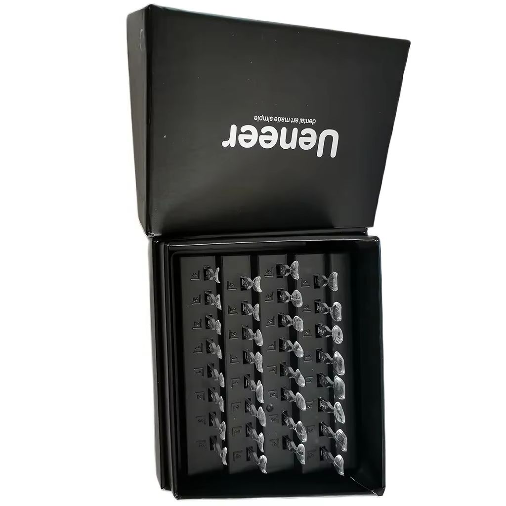 Teeth Whitening Kit With Light - 32pcs Dental Veneer Mould Kit Composite