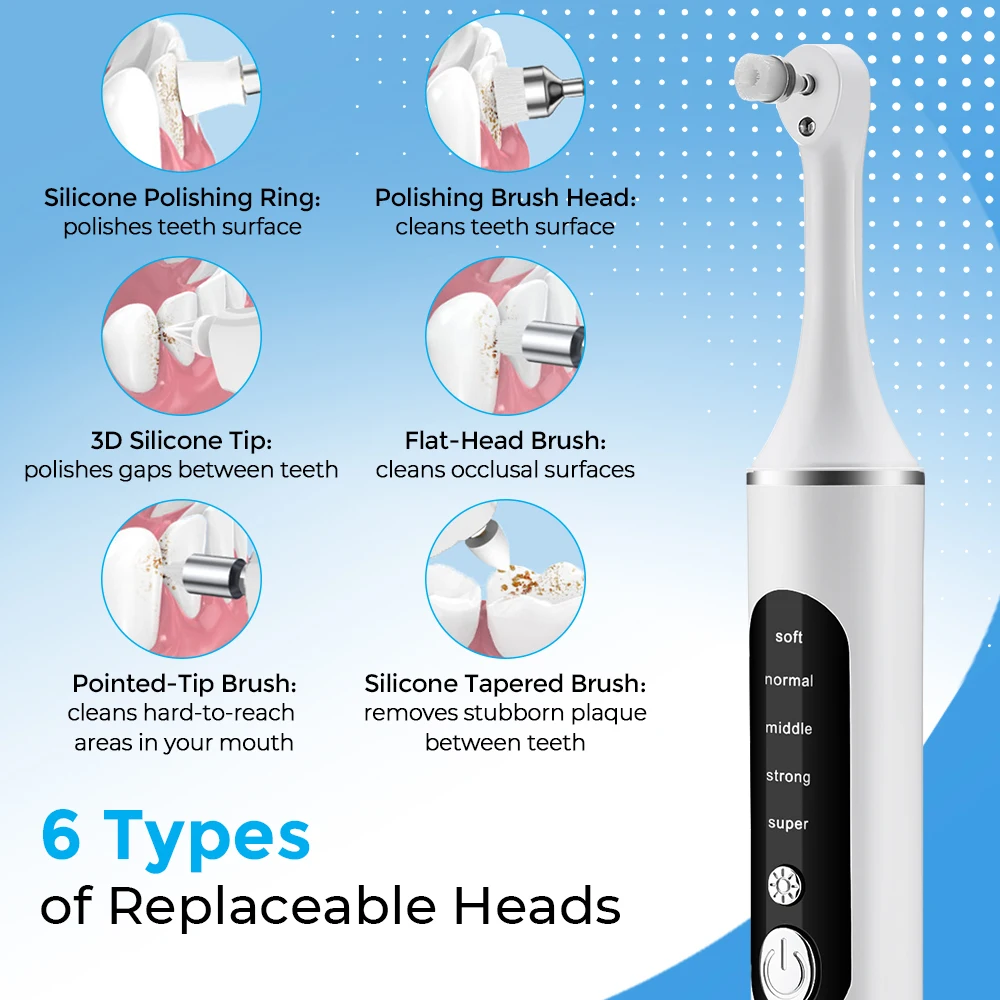 Electric Tooth Polisher Teeth  - Teeth Whitening Kit With Light recension och pris