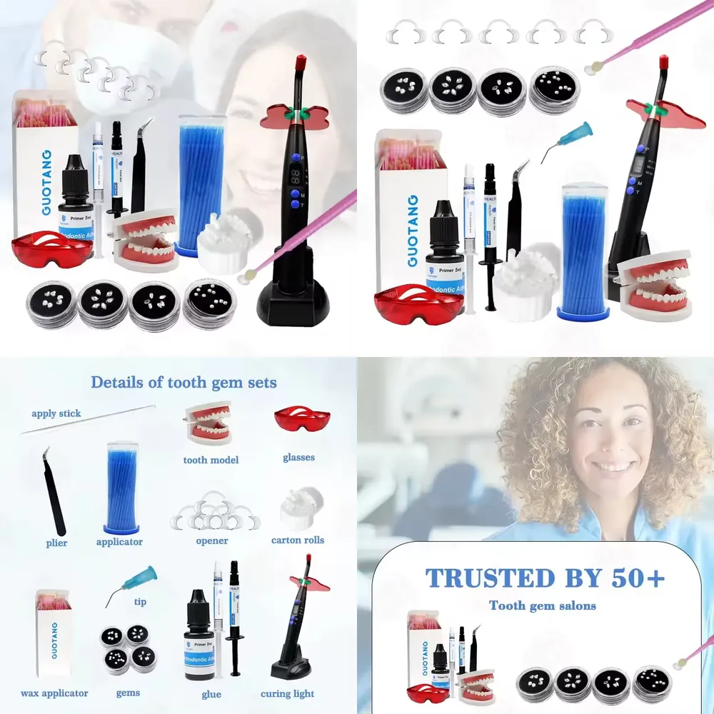 【CHIMU HOME】 Professional DIY  - Teeth Whitening Kit With Light recension och pris