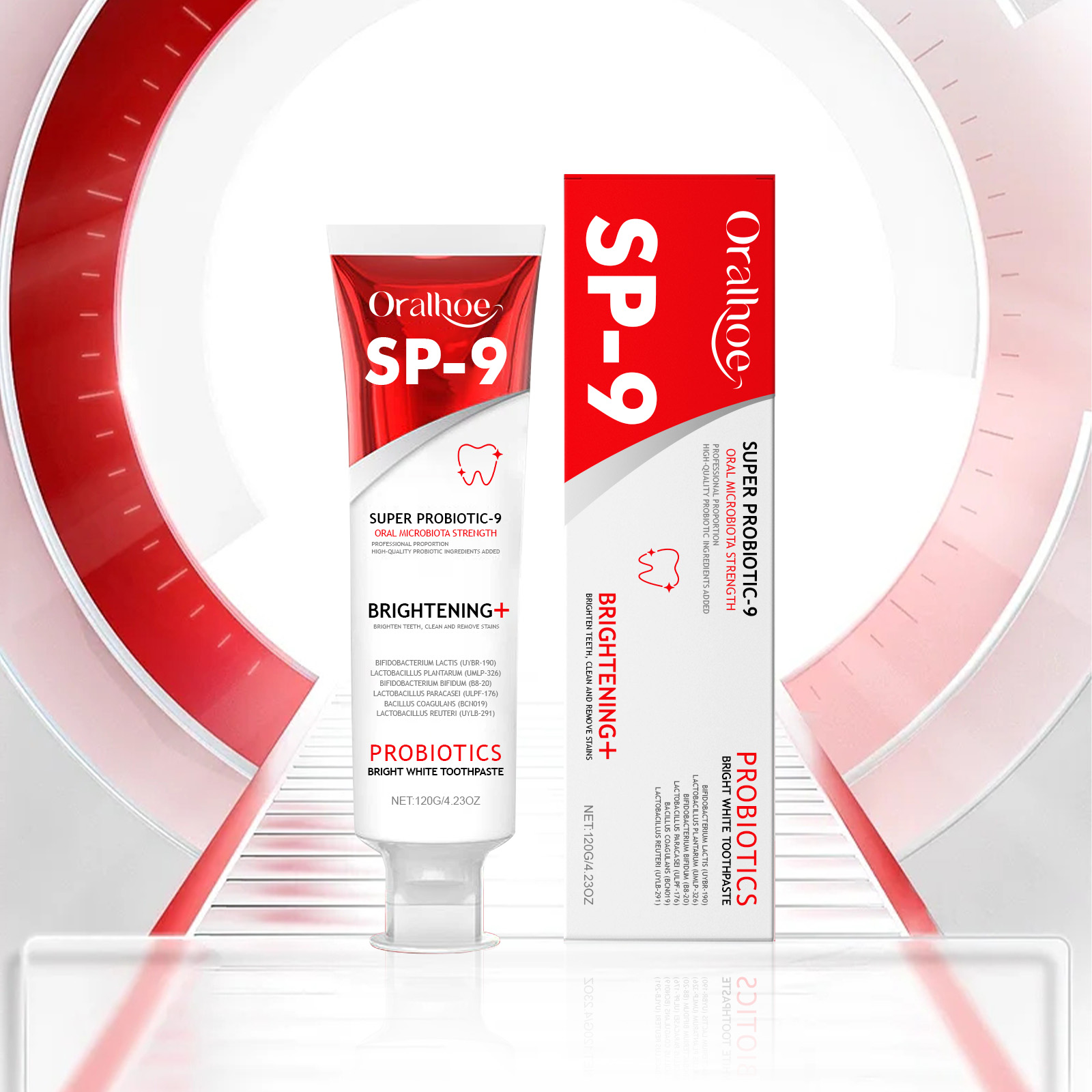 Sp-9 Probiotic Toothpaste Clea - Teeth Whitening Cream recension och pris