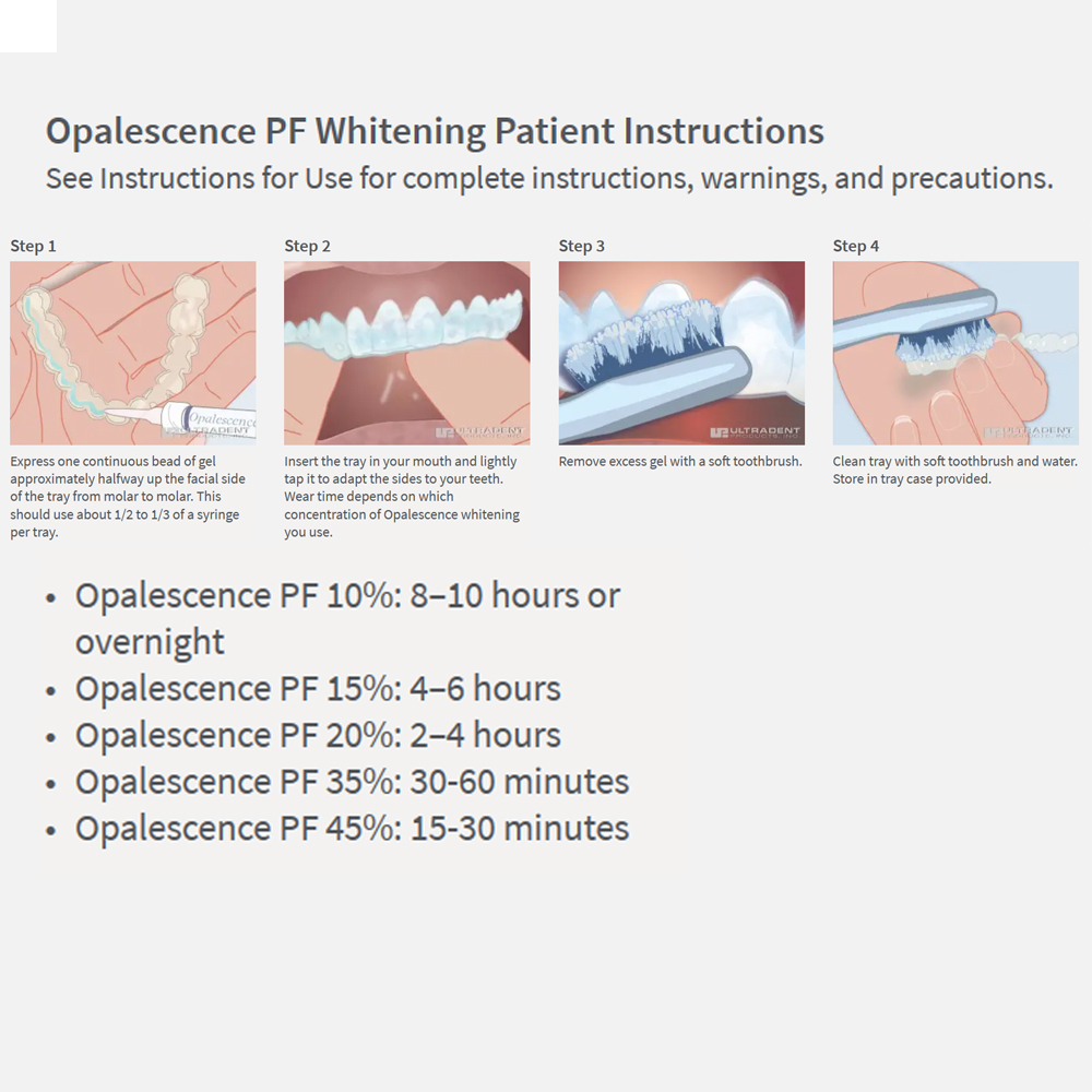 Opalescence Whitening 20% PF 2 - Teeth Whitening Hydrogen Peroxide recension och pris