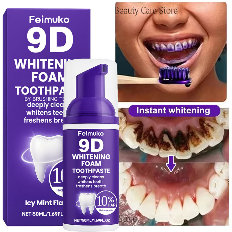 9D Purple Teeth Whitening Toot - Teeth Whitening Toothpaste recension och pris