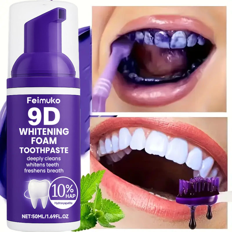 9D Purple Teeth Whitening Toot - Teeth Whitening Toothpaste recension och pris