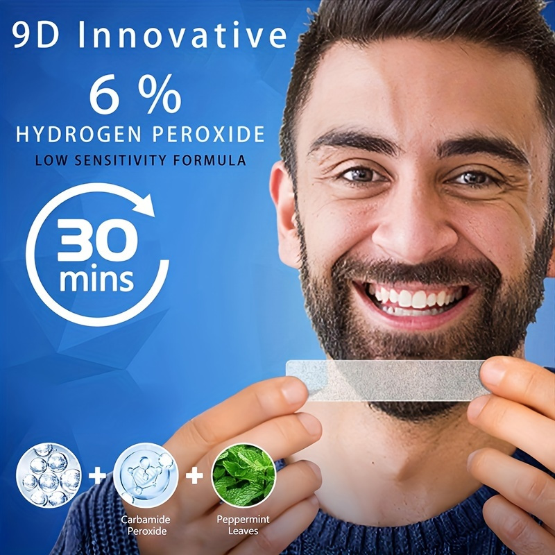 21 Pairs of 9D Aurany White Te - Teeth Whitening Hydrogen Peroxide recension och pris