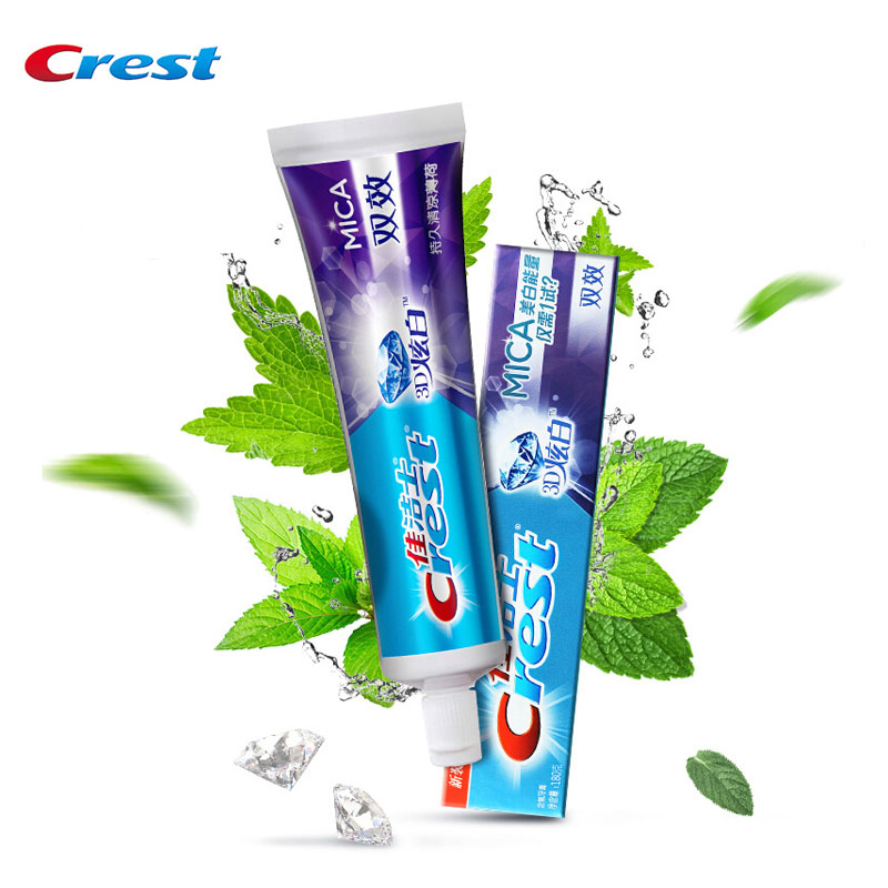 Crest 3D MICA Toothpaste Fluor - Teeth Whitening Toothpaste recension och pris