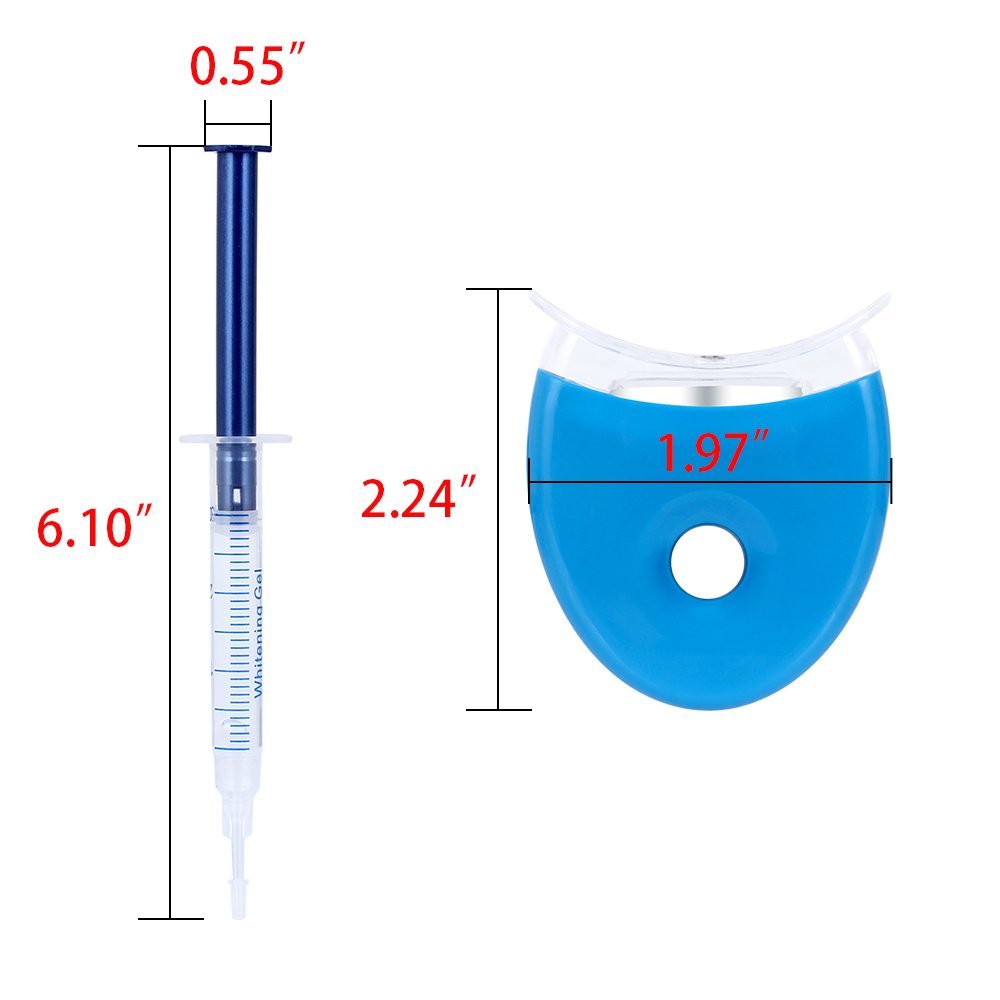 1 set Teeth Whitening 44% Pero - Teeth Whitening Kit With Light recension och pris