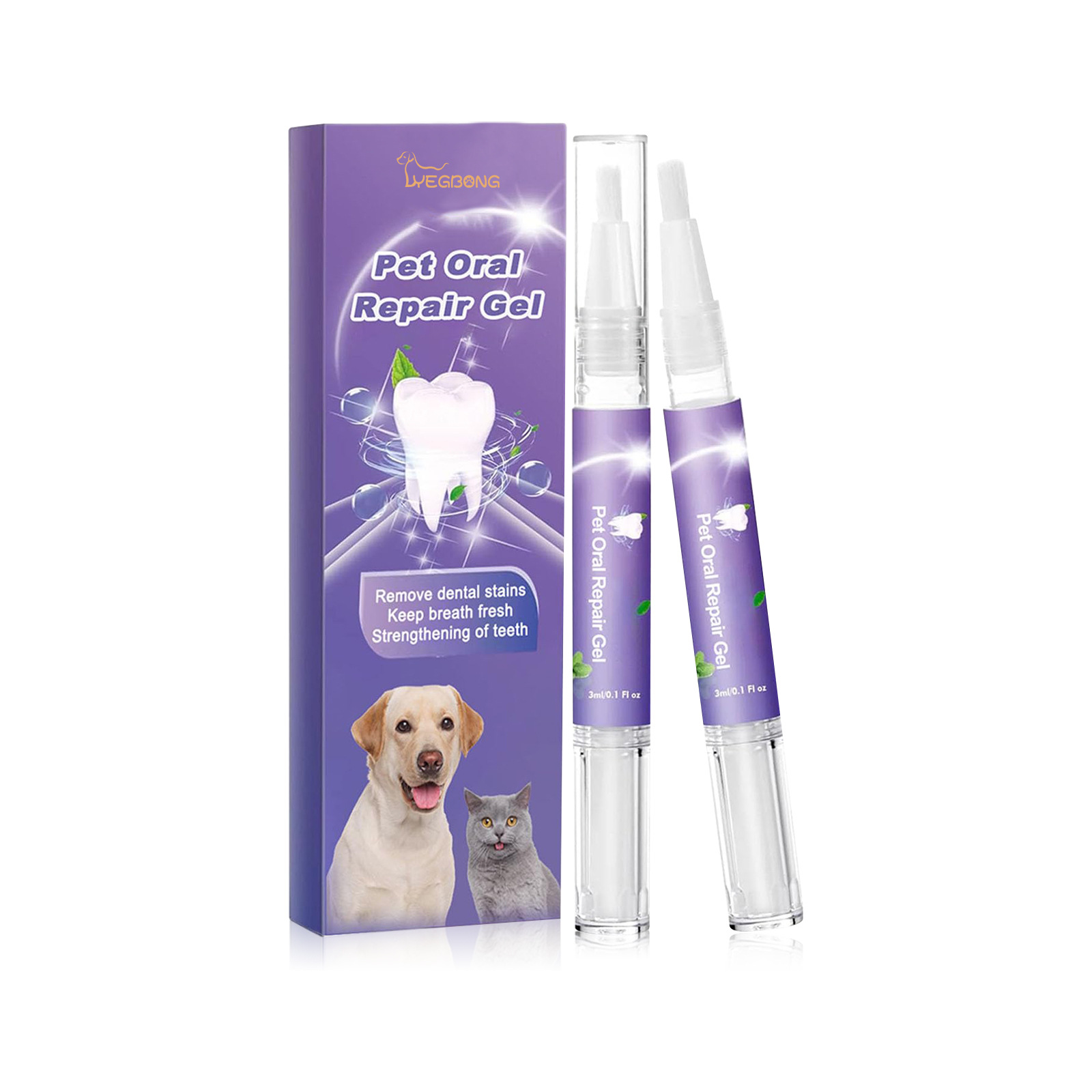 Pet Oral Repair Gel Puppy Tart - Teeth Whitening Hydrogen Peroxide recension och pris