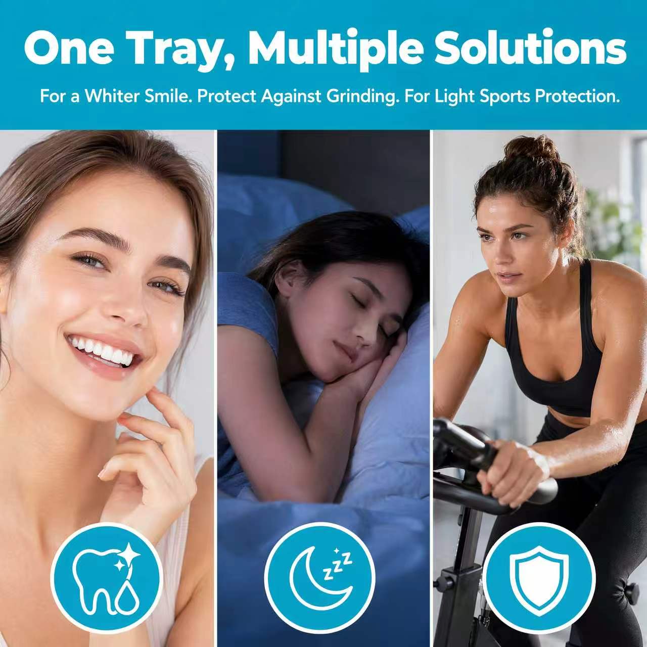 2/4/10Pc Silicone Mouth Guard  - Teeth Whitening With Trays recension och pris