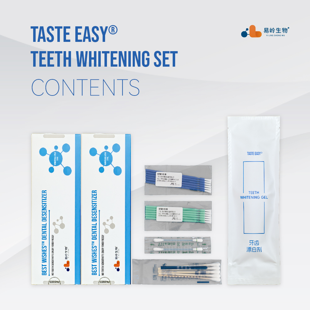 Taseyi Clinic-Use Teeth Whiten - Teeth Whitening Kit With Light recension och pris