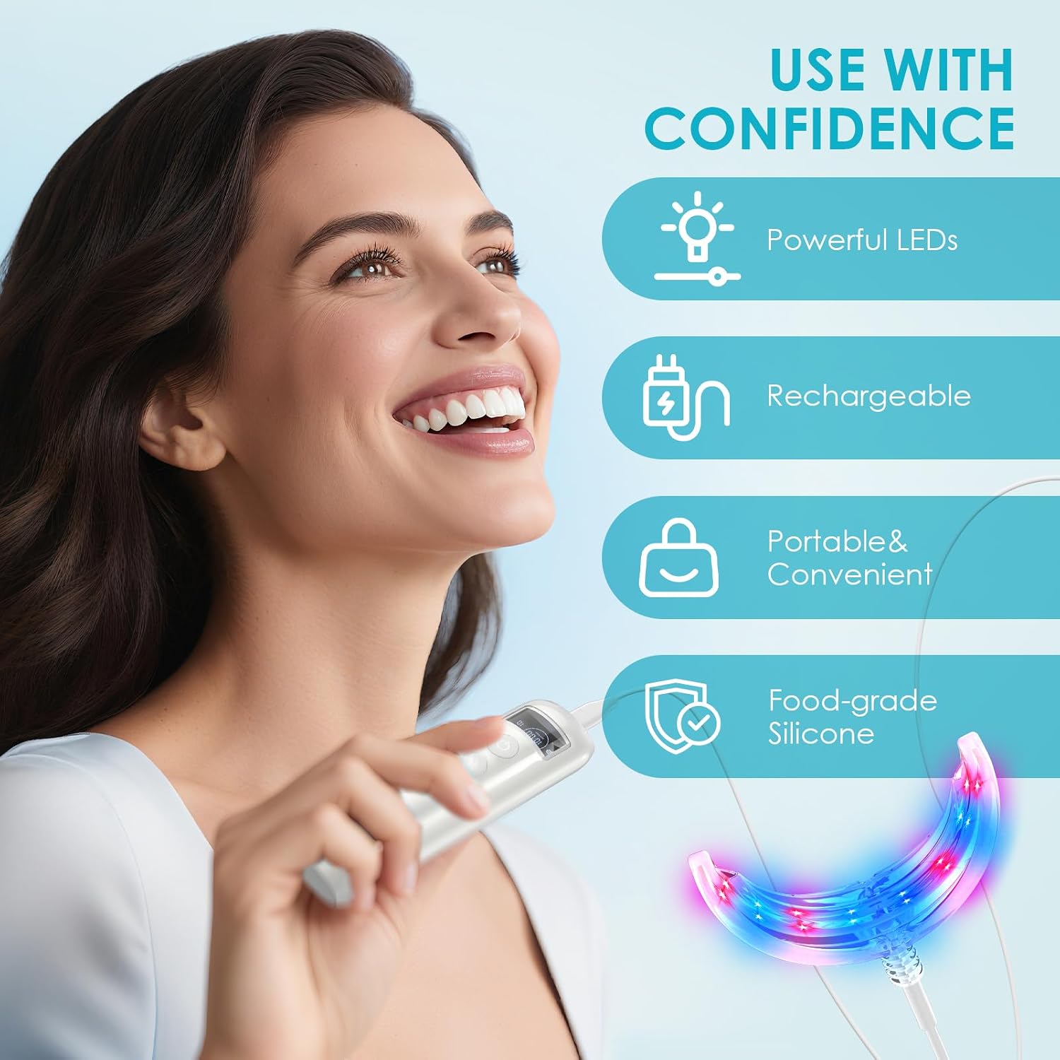 Teeth Whitening Accelerator 16 - Teeth Whitening Kit With Light recension och pris