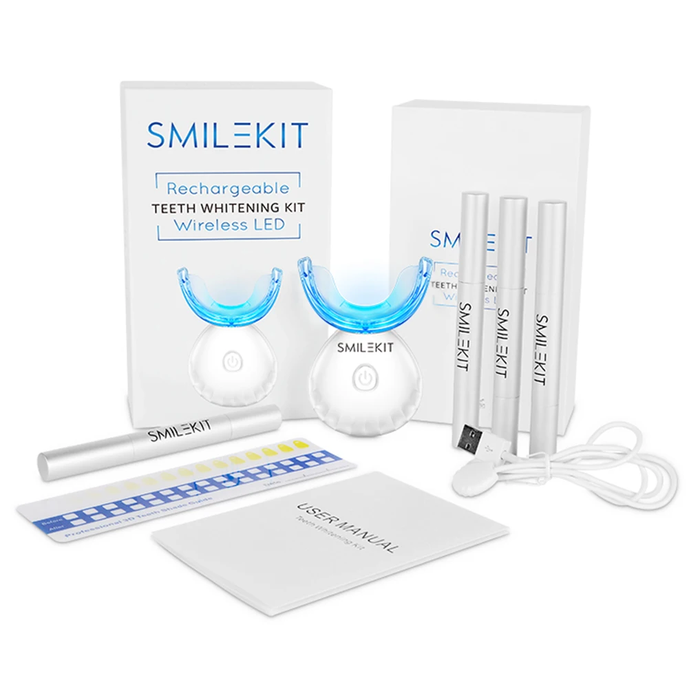 Dental Teeth Whitening Kit Min - Teeth Whitening Kit With Light recension och pris