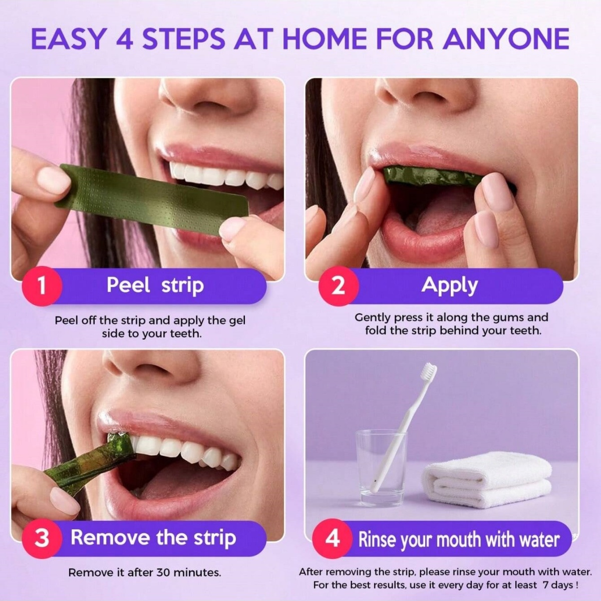 Deluxe Whitening Teeth Sticker - Teeth Whitening Hydrogen Peroxide recension och pris