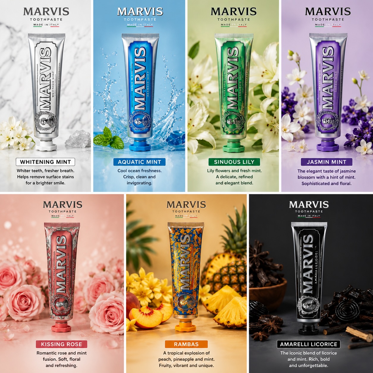 Marvis Mint Toothpaste Premium - Teeth Whitening Toothpaste recension och pris