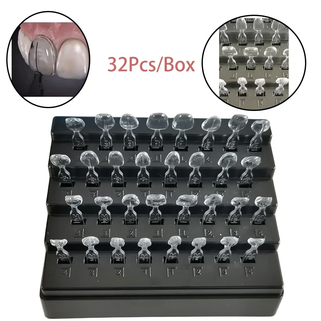 32pcs Dental Veneer Mould Kit  - Teeth Whitening Kit With Light recension och pris