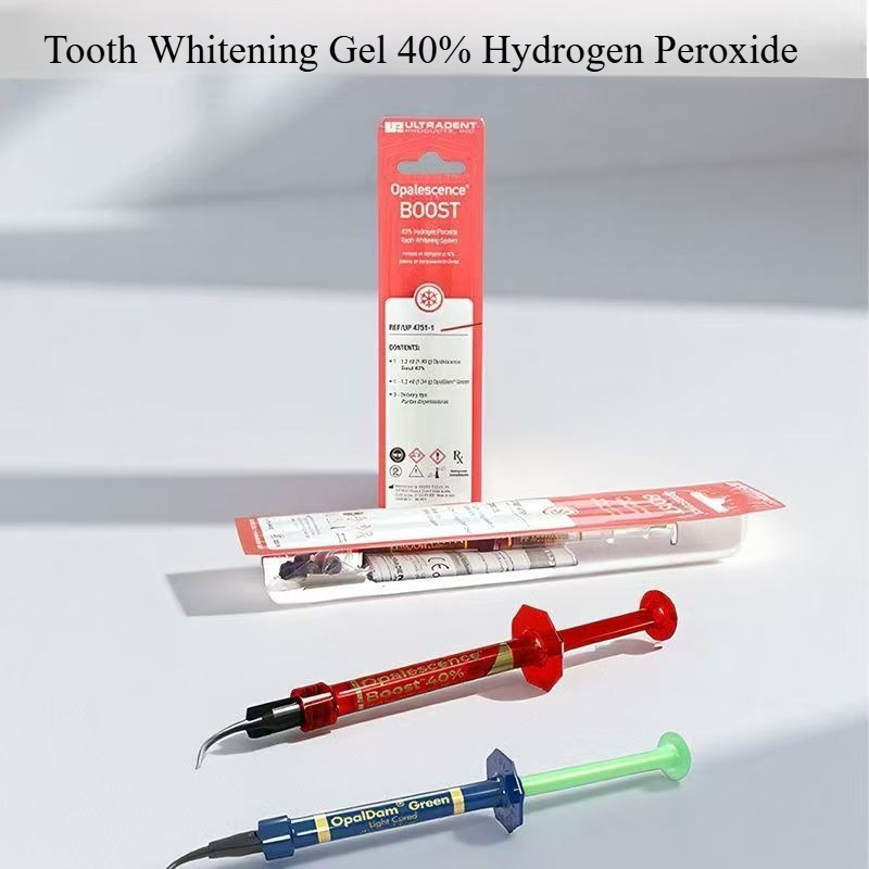 Dental Material Hydrogen Perox - Teeth Whitening Kit With Light recension och pris