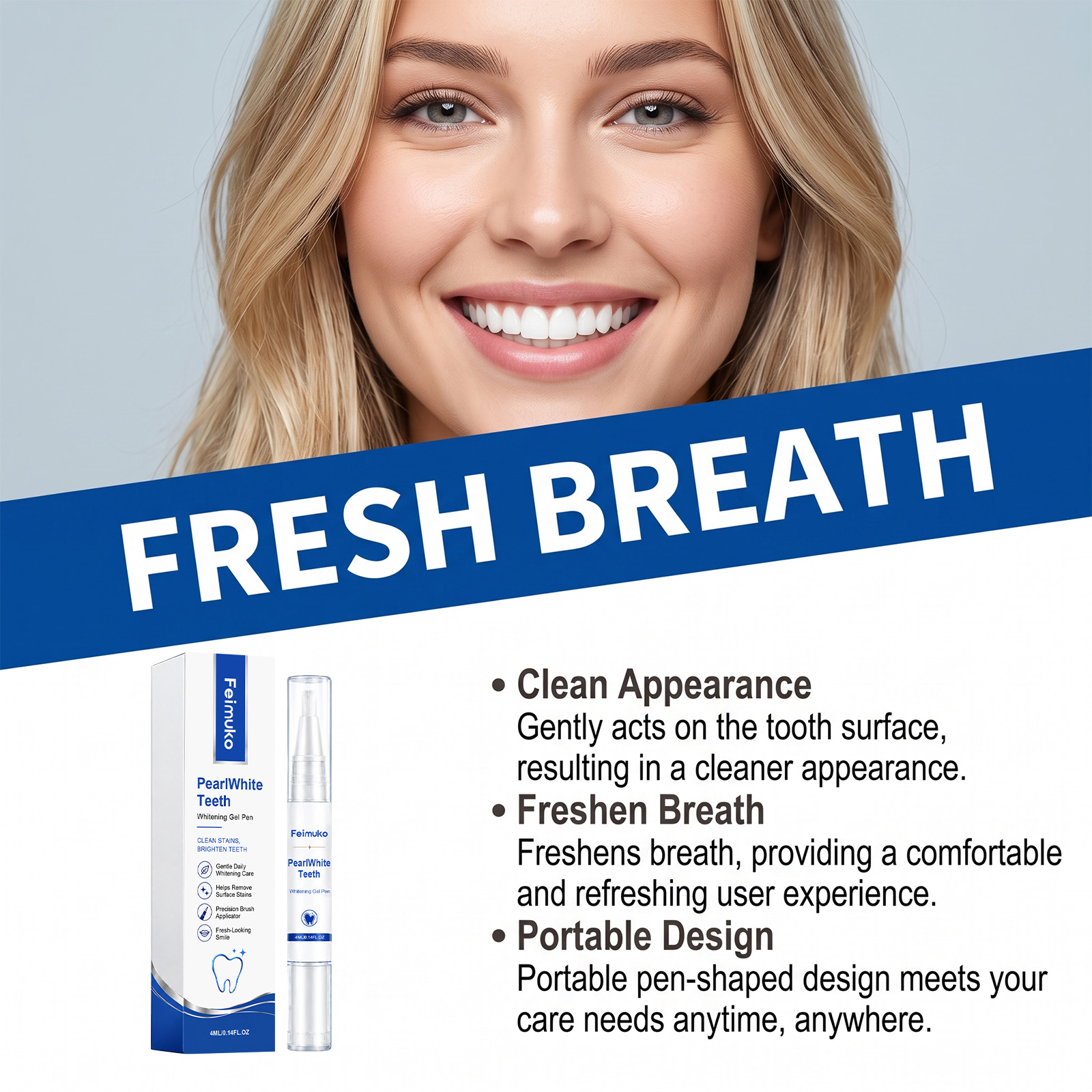 Portable Teeth Whitening Gel P - Teeth Whitening Hydrogen Peroxide recension och pris